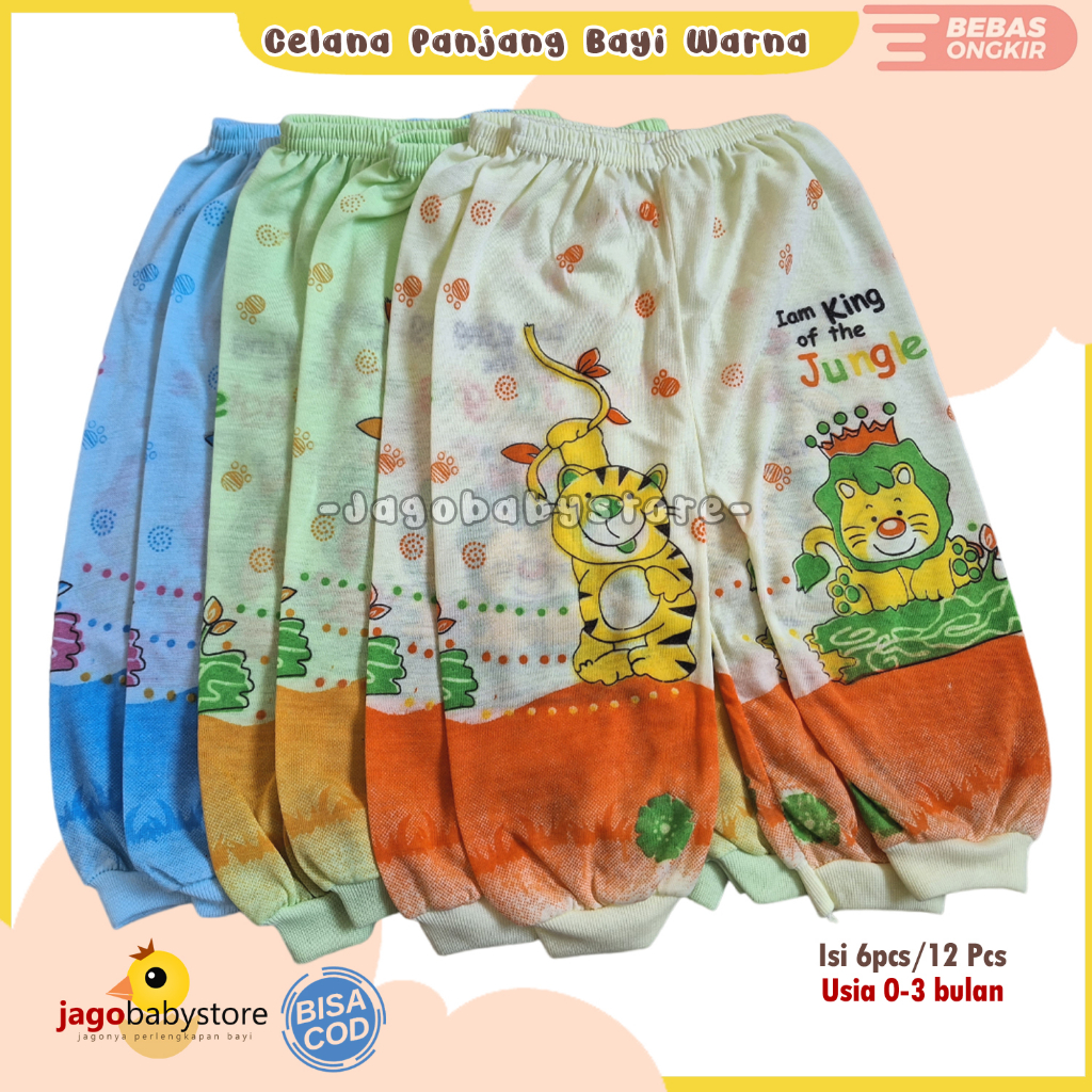 Celana Panjang Bayi Warna Warni Karakter