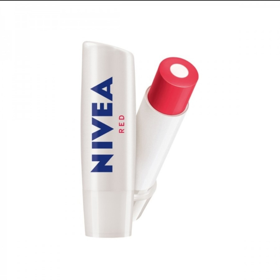 `ღ´ PHINKL `ღ´ Nivea Lipbalm Care &amp; colour Red stick pelembab bibir agar tidak kering