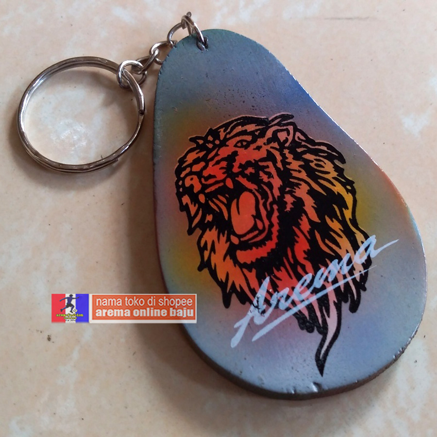 GANTUNGAN KUNCI AREMA SINGA BERTARING - aremafashion online baju