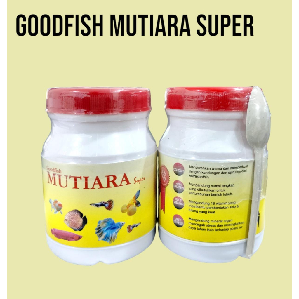 GOODFISH Mutiara Tropical super 100gr Makanan Ikan cupang guppy molly