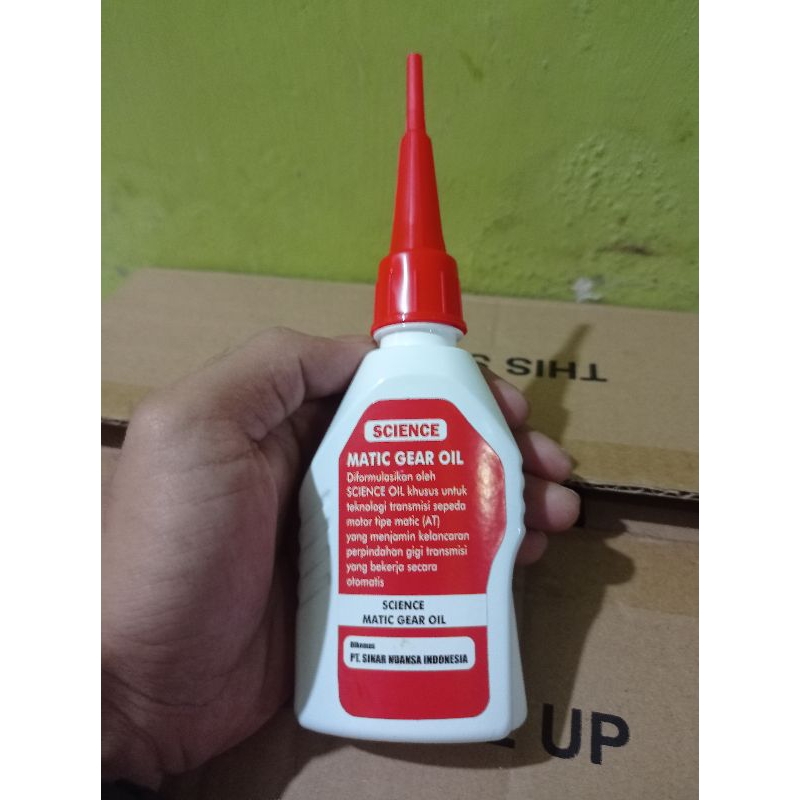 OLI GEAR/GARDAN SCIENCE UKURAN 120ML UNTUK SEMUA JENIS MOTOR METIC