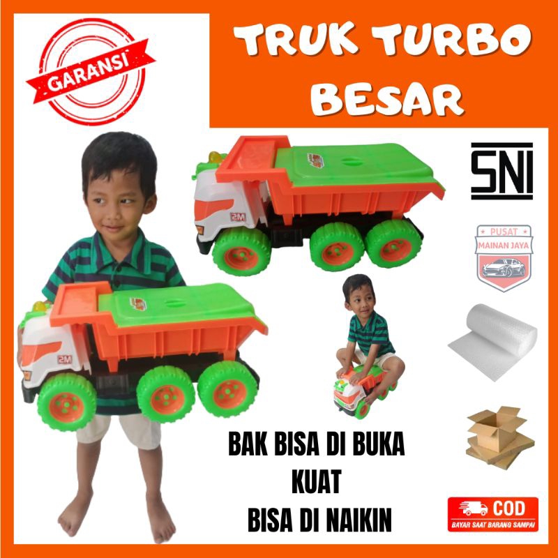 Mainan Mobil Truck Tronton Pengangkut Pasir Besar