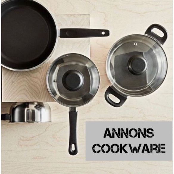 Panci Masak 3 pics Panci Set Plat baja Panci anti karat / Alat Masak Panci Stainles steel