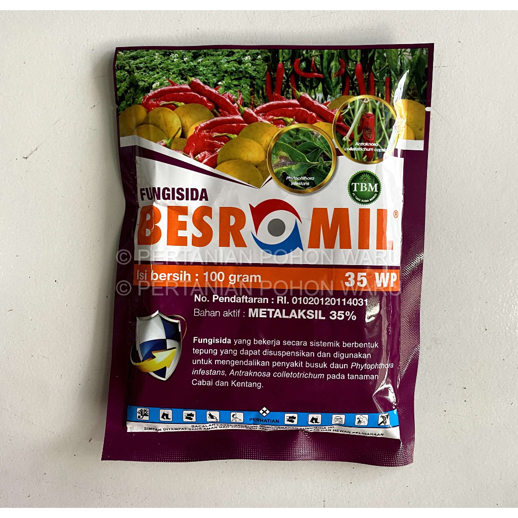 BESROMIL 35 WP - Fungisida Megendalikan Penyakit - 100gr