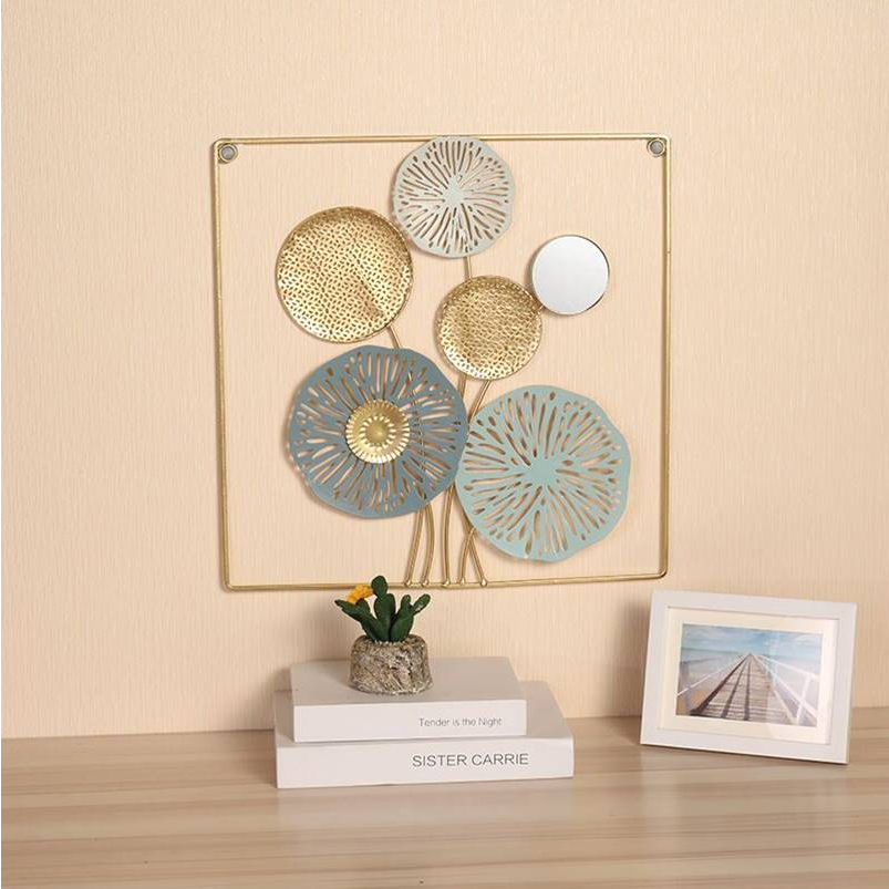 Wall Decoration 3D &amp; Table Decor / Hiasan Dinding Besi Emas / Hiasan Dinding Mewah Kreatif Modern Cahaya Mewah Gaya Hiasan Dinding Gantung