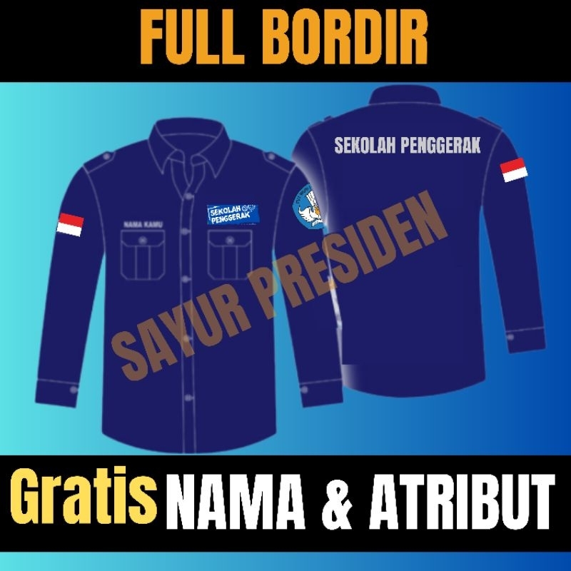 seragam sekolah penggerak baju sekolah penggerak kemeja sekolah penggerak pdh sekolah Penggerak pdl 