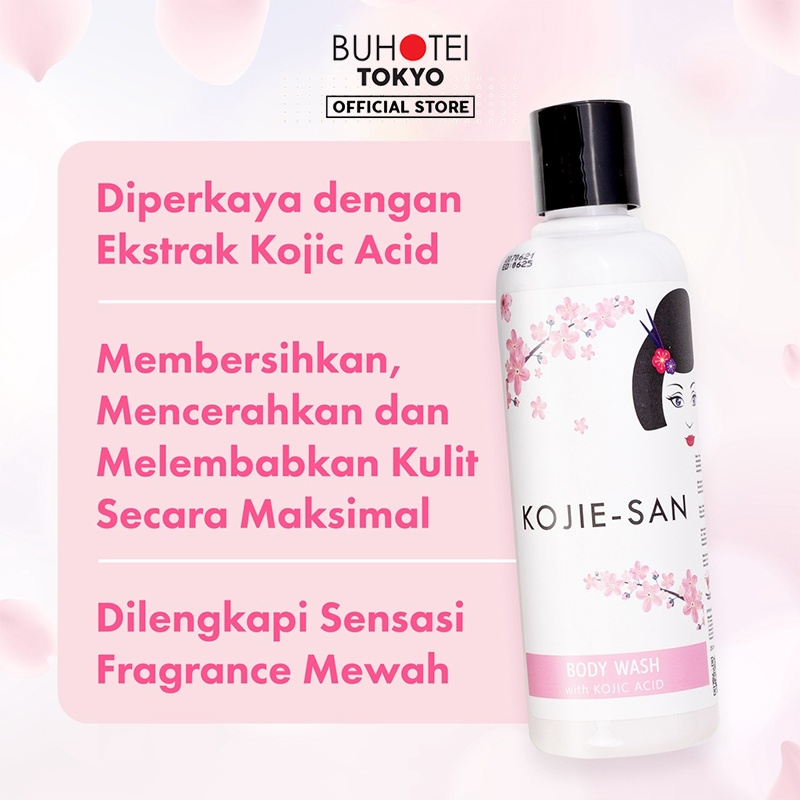 Kojie-San Body Lotion Brightening Body Cream Handbody Bleaching Pemutih Badan Uv Protection Uv Shield Sunscreen Lotion