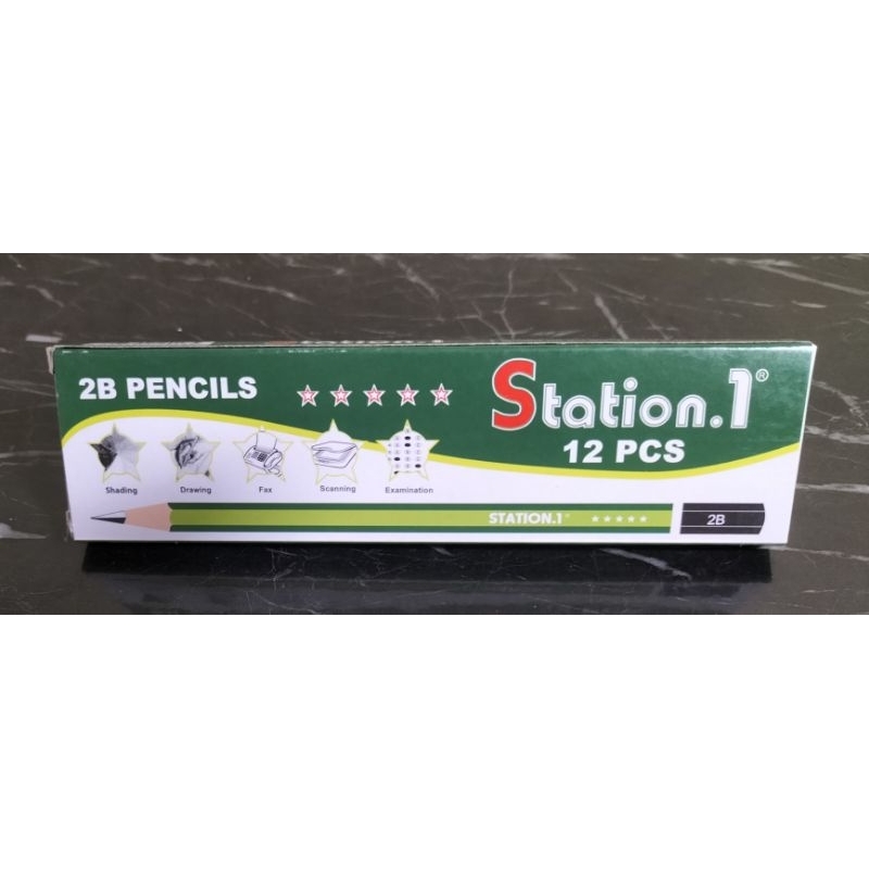 

STATION 1. Pensil 2B