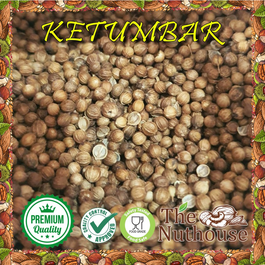 500gr Corriander Seeds / Biji Ketumbar Murni [Import Quality]