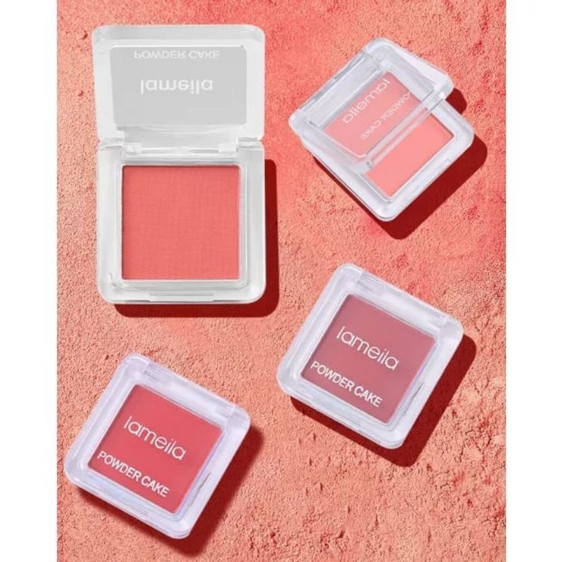 lameila blush on powder cake pallete mate