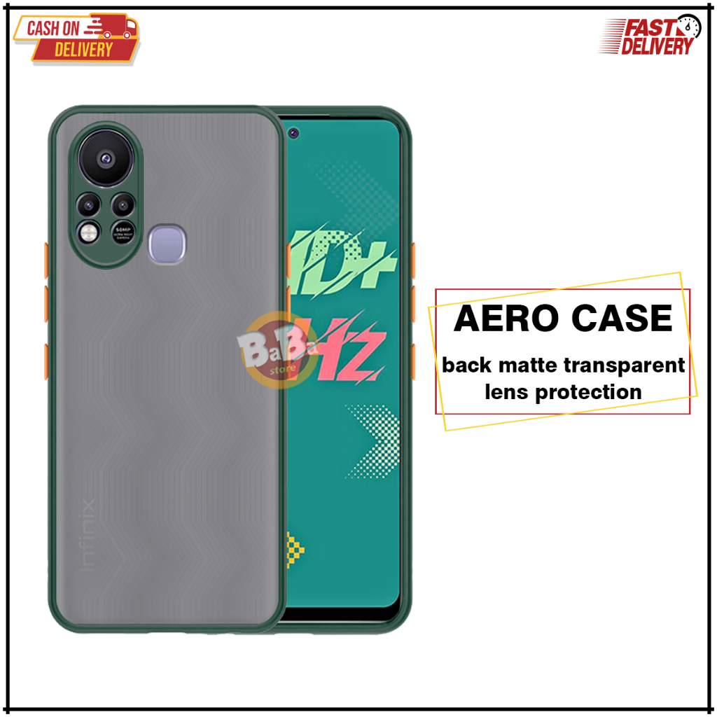 CASE AERO MY CHOICE INFINIX NOTE 10 PRO MATTE DOVE TRANSPARANT
