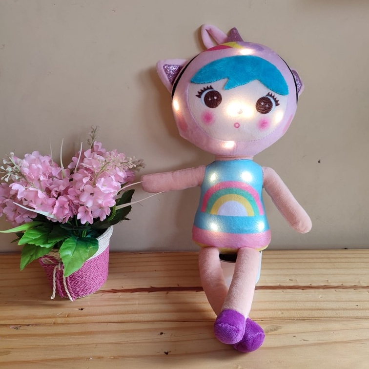 Boneka Metoo Angela LED Princess yelvo tinggi 45cm Berlabel SNI MAINAN ANAK PEREMPUAN