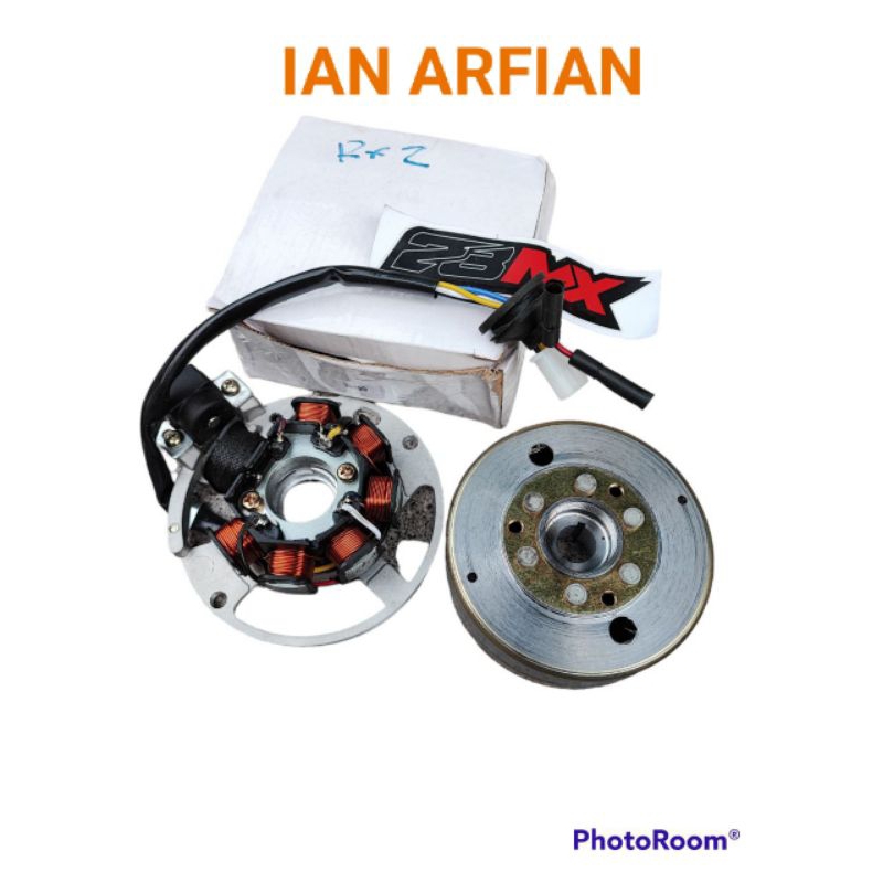 MAGNET RACING KIMCIL PNP YAMAHA RXZ RZR SUDAH DIBUBUT TINGAL PASANG ADA SPOL LAMPU