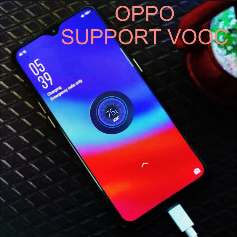 TRAVEL - ADAPTOR - CASAN CHARGER OPPO F9 SUPPORT 4A VOOC FLASH CHARGING