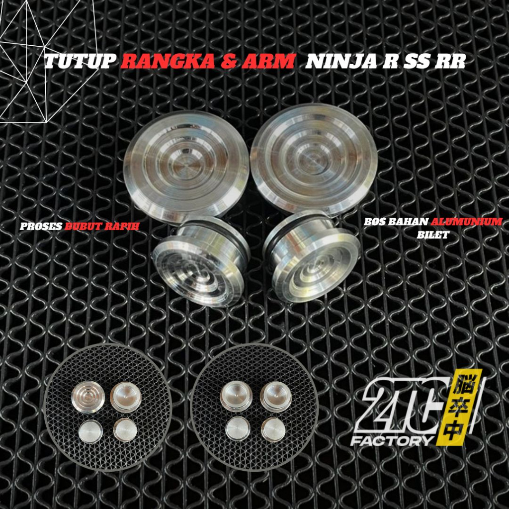 TUTUP RANGKA CAP NINJA COVER TUTUP ARM TUTUP RANGKA NINJA R SS RR ORIGINAL KAWASAKI Satu Set Tutup Rangka Tutup Arm Ninja R RR SS original