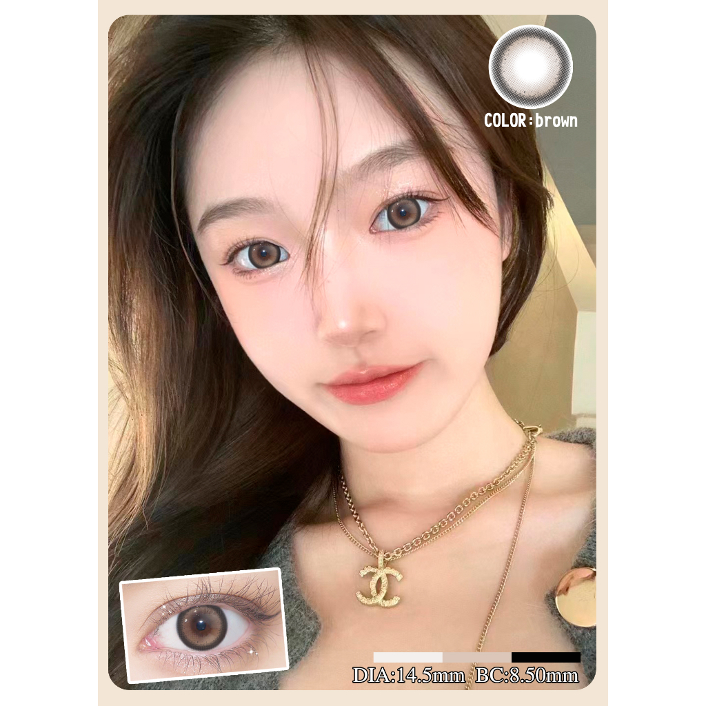 （COD）1 pasang lensa kontak warna diameter 14.2MM softlens soflen soflens softlens grey softlens hitam softlense softlens murah