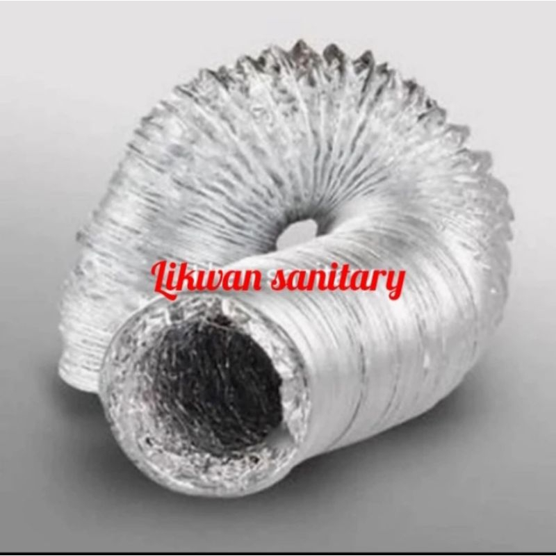 Flexible exhaust ducting 12 inch / crobong pembuangan asap / uap  ducting 12 inch