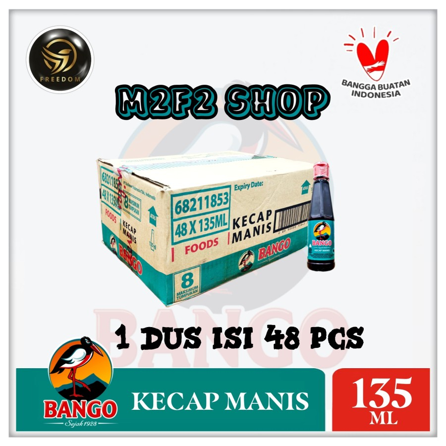 

Bango Kecap Manis Original Botol Kecil Plastik Pet - 135 ml (Kemasan Karton)