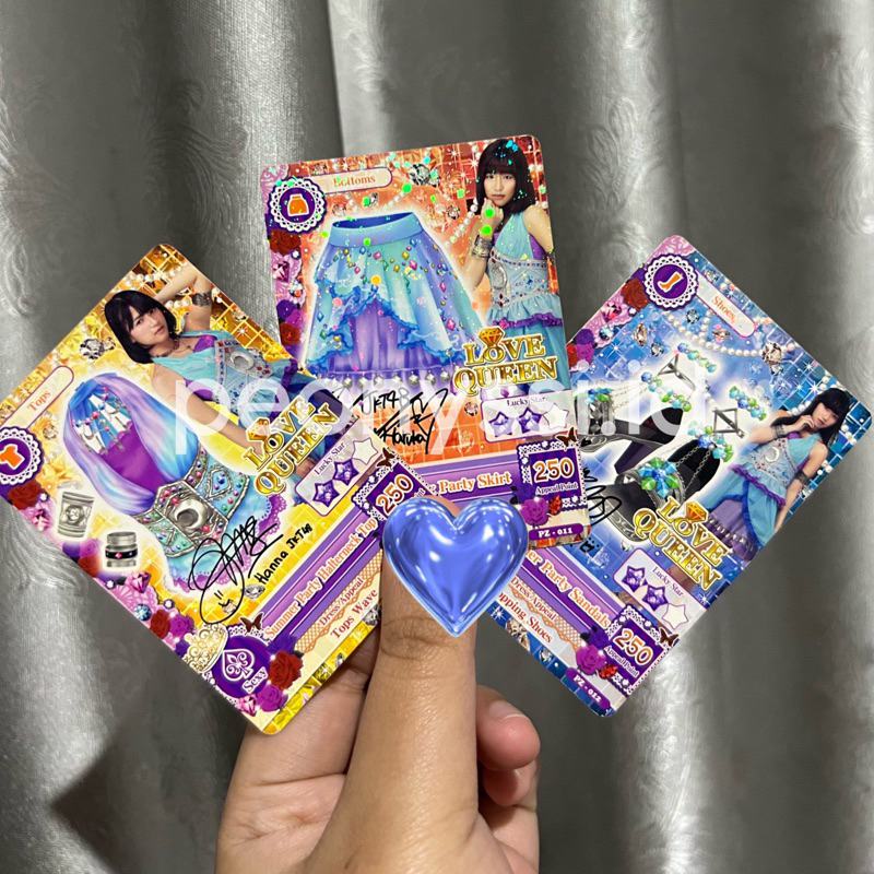 Aikatsu Card —JKT 48 Summer Party Halterneck Set, Love Queen (With TTD/sign)