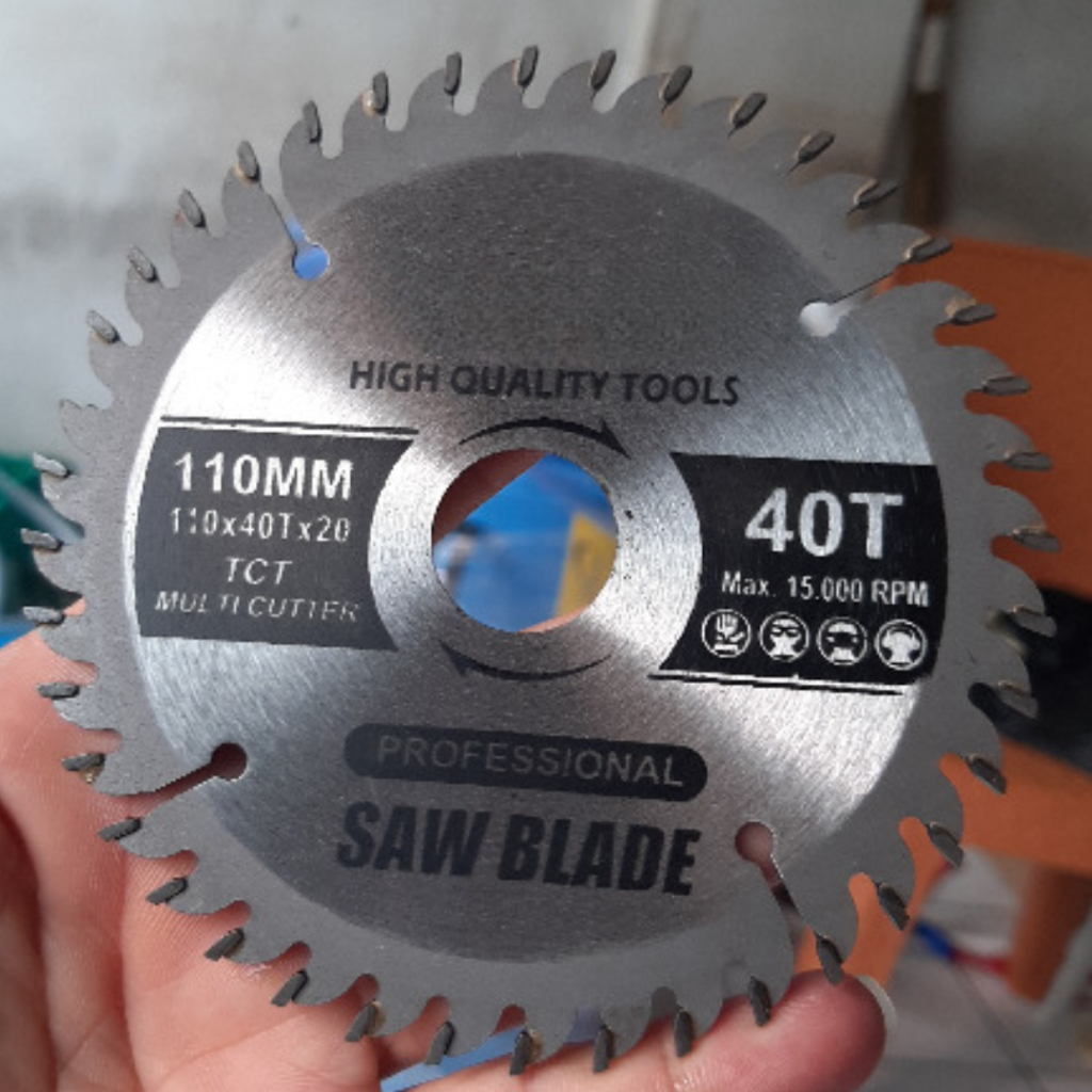 MATA POTONG KAYU 4&quot; X 40 T GERGAJI CIRCLE CIRCULAR SAW BLADE MULTI CUTTER POTONG TRIPLEX DAN PAPAN