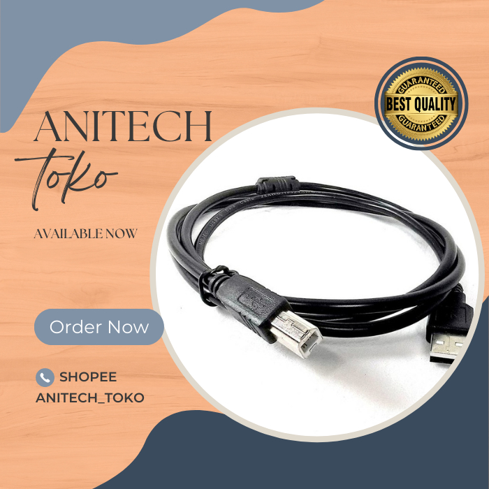 Kabel printer 1,5m/3m/5m/biru/hitam/kabel printer standart
