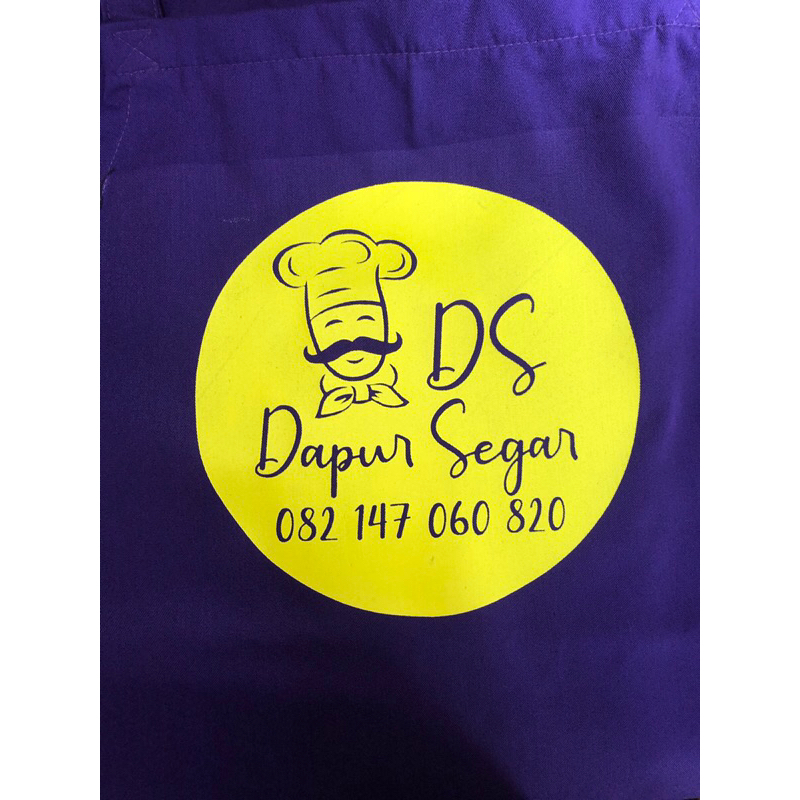 CELEMEK APRON COSTUM SABLON 1 WARNA