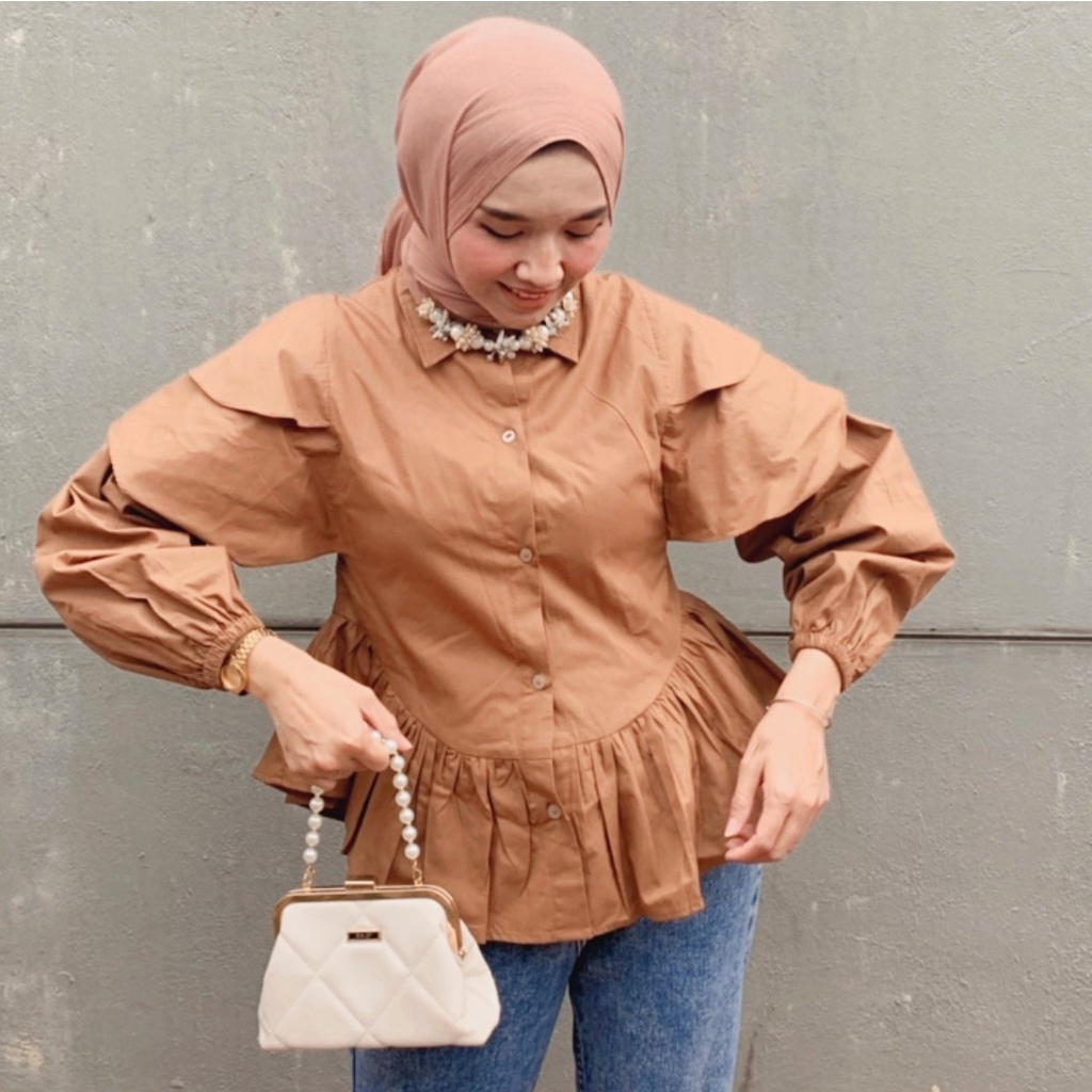 RX FASHION - KIARA BLOUSE FASHION ATASAN WANITA - PN