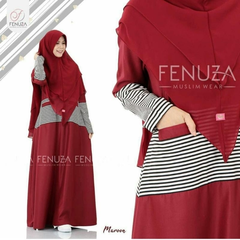 FENUZA gamis cantik friska dress