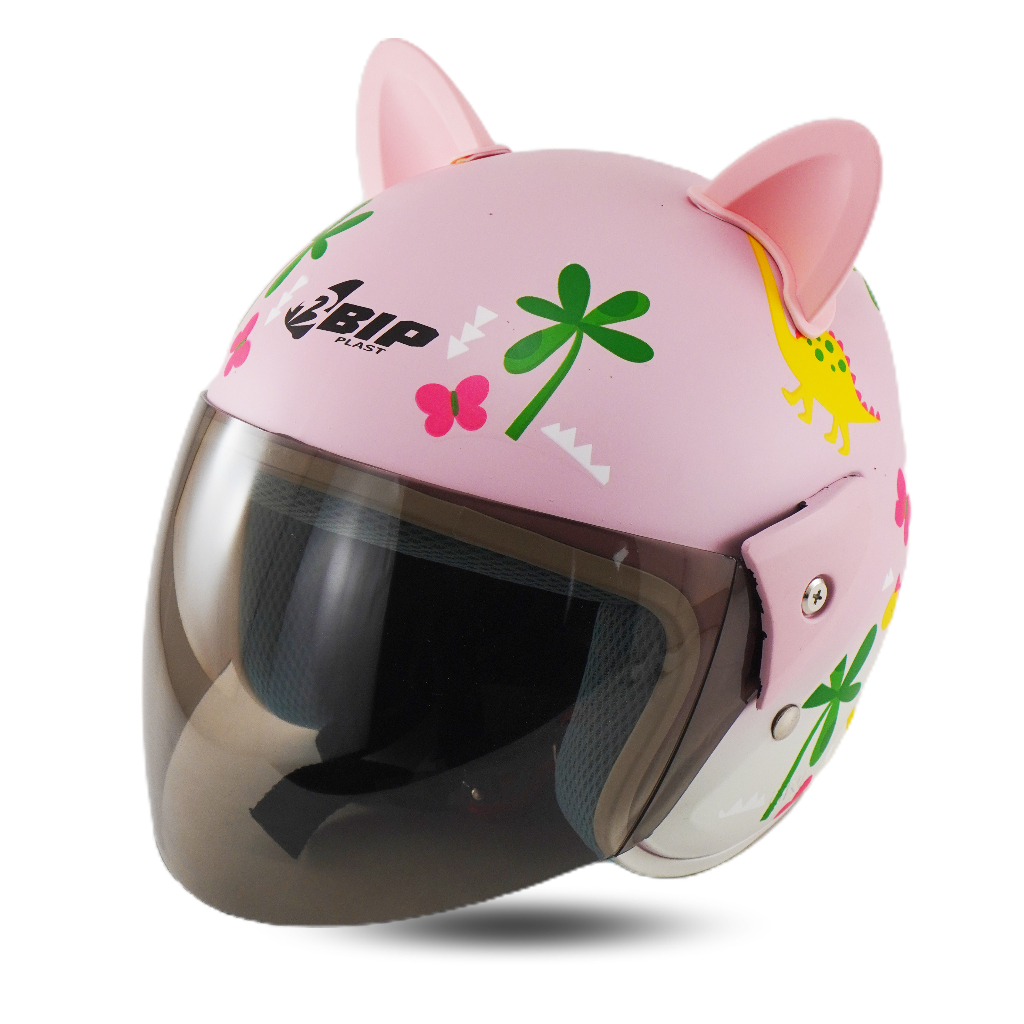 Helm Anak Motif Lucu Helem Bogo Anak-Anak Kuping Kucing SNI