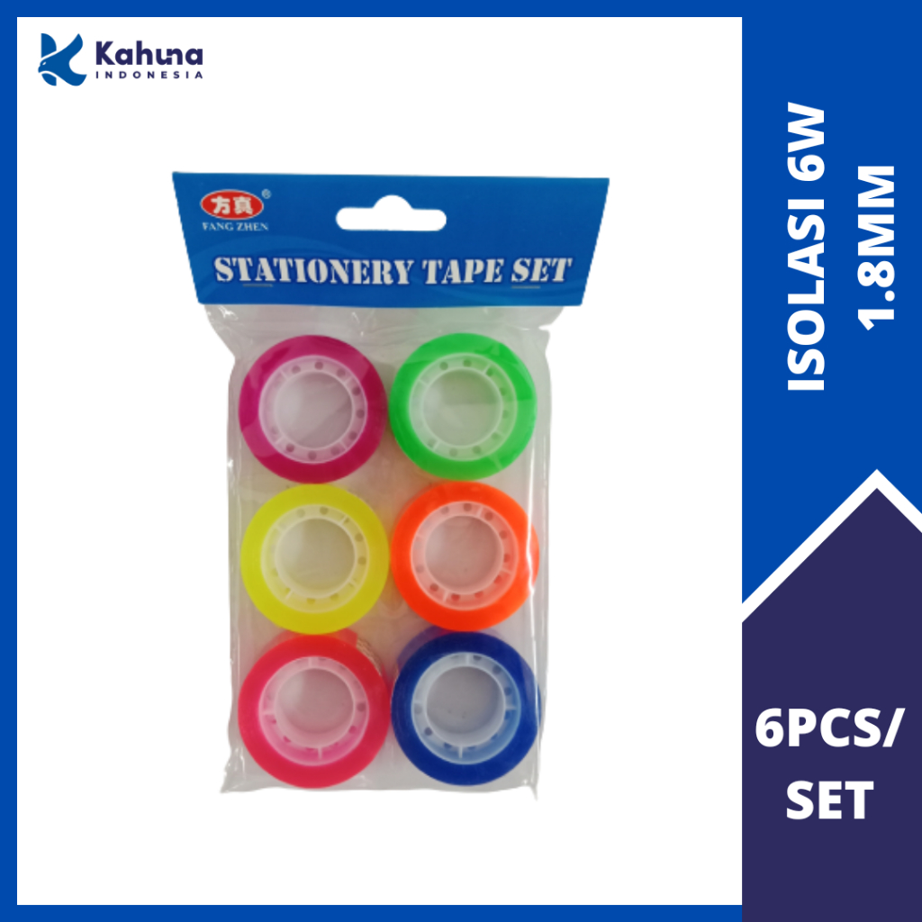 

Isolasi / Solatip Kecil 1 Set 6pcs 1.8MM FANG ZHEN [5039661]
