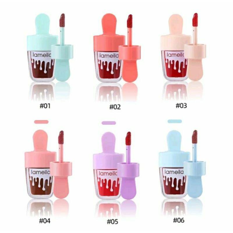 LIPTINT ICE CREAM LAMEILA | LIPSTICK SATIN VELVET MATTE WATERPROOF