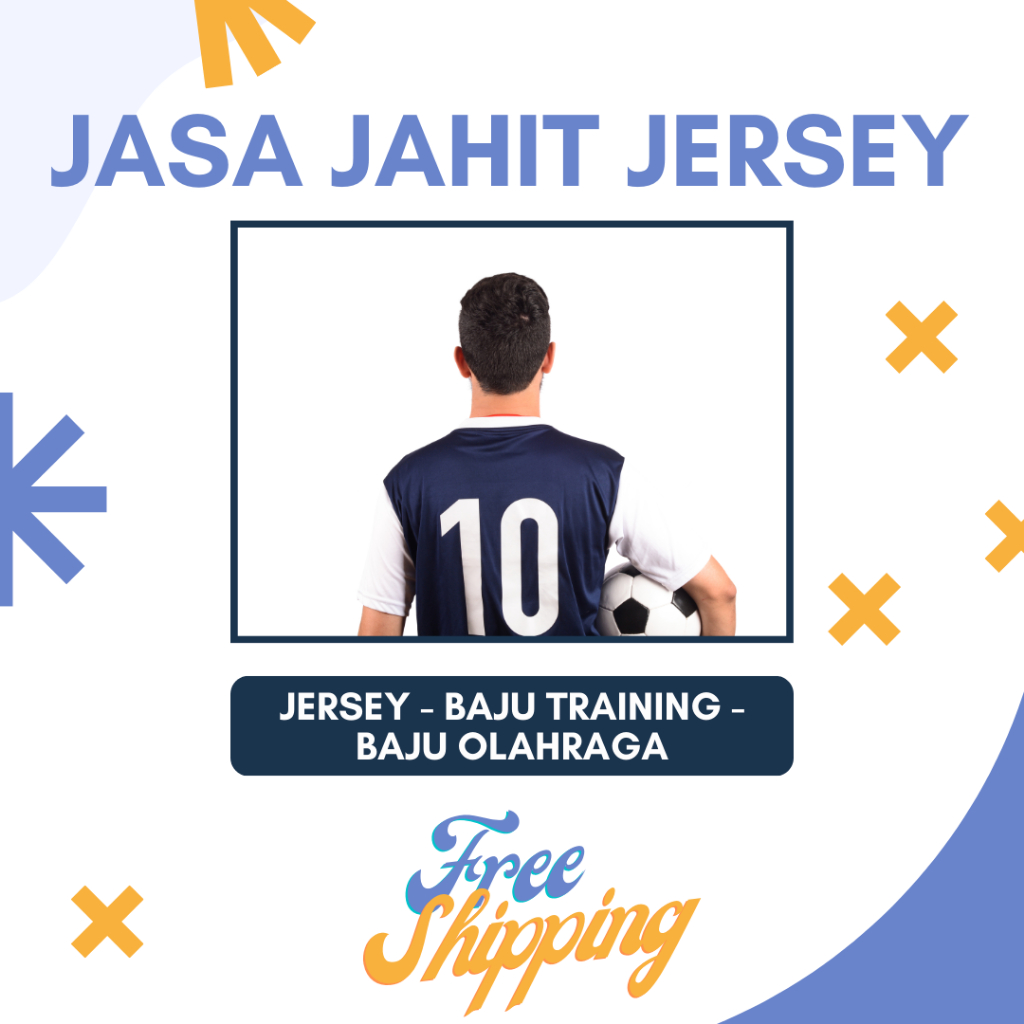 Bikin Jersey Bola Basket Badminton Jasa Jahit Baju Olahraga Training Pria Wanita Dewasa Anak