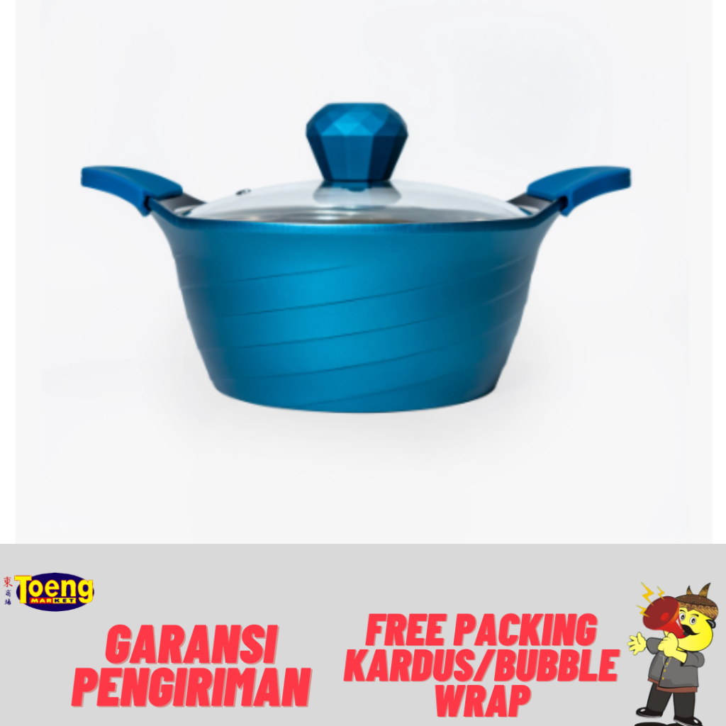 PANCI MASAK / PANCI ANTI LENGKET / MARINO CASSEROLE CERAMIC 20CM CHEFINA