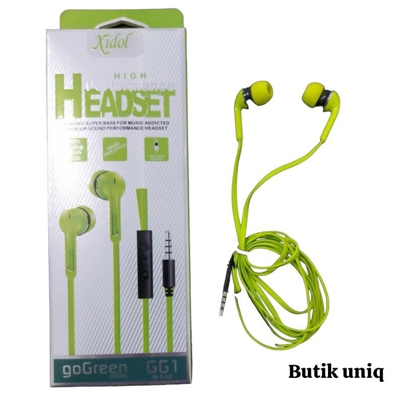 Xidol Headset Gg1 Handsfree High Quality Super Bass