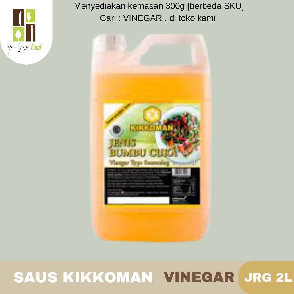 Kikkoman Vinegar Type Seasoning /Saus Bumbu Rasa Cuka / Cuka Jepang / Sushi / Halal / 2 Liter