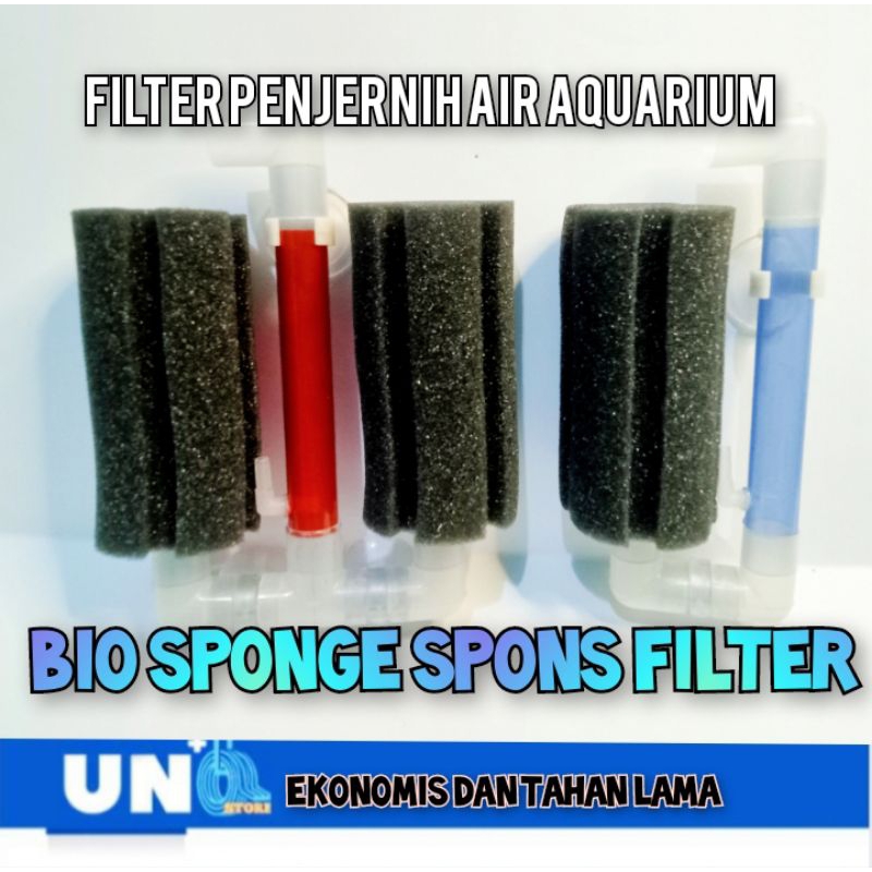 BIO SPONGE FILTER / SPONS FOAM FILTER MEDIA PENJERNIH AIR AQUARIUM MURAH