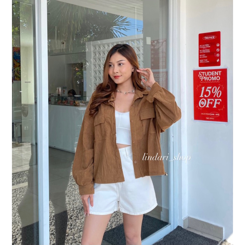 Jaket Corduroy // Jaket Terbaru Wanita