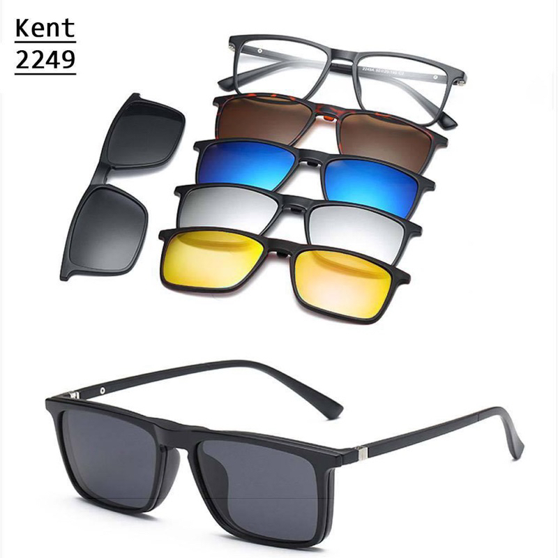 Kacamata Fashion Clip On 2249