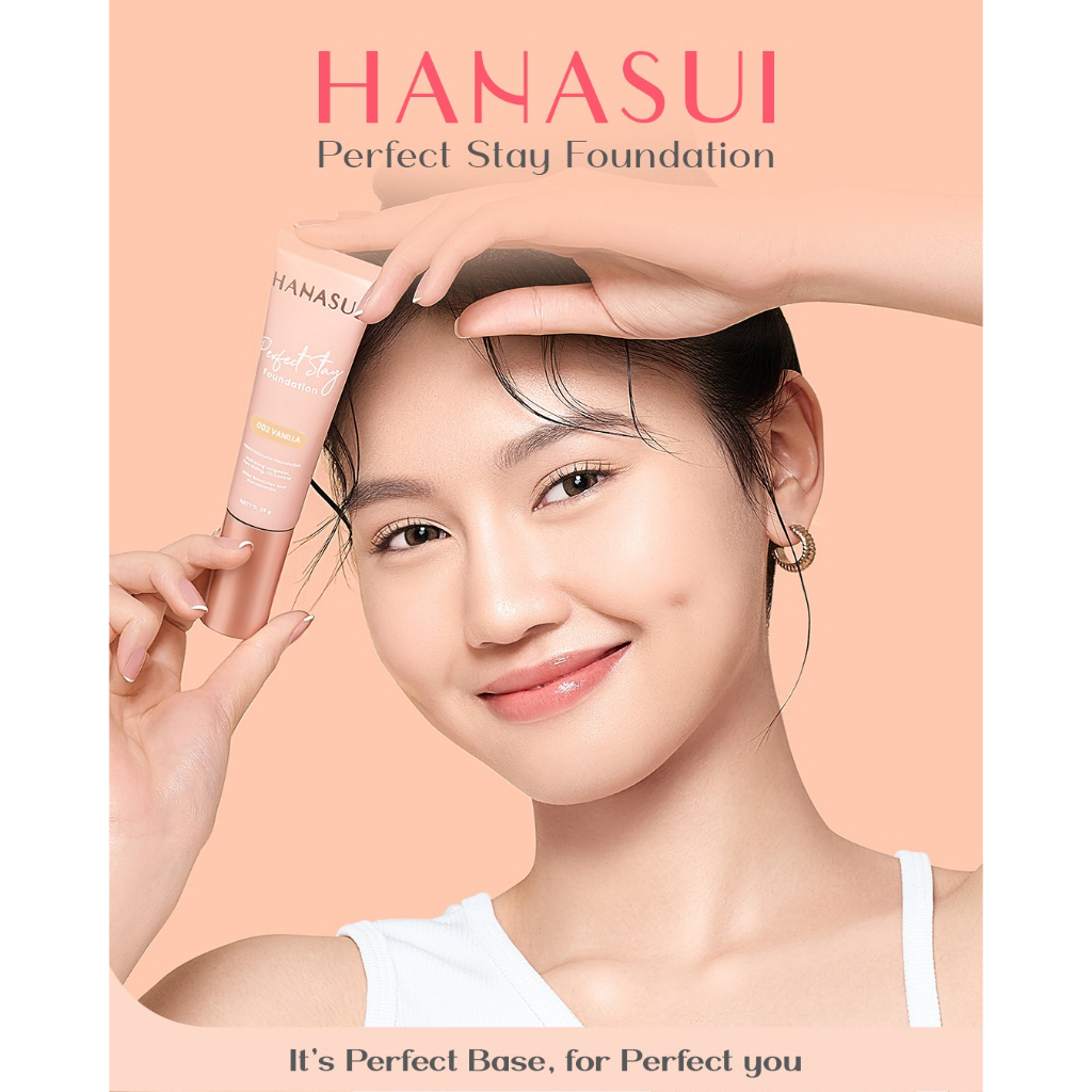 MFI - Hanasui Perfect Stay Foundation | Netto 25 gr | Foundation By Hanasui