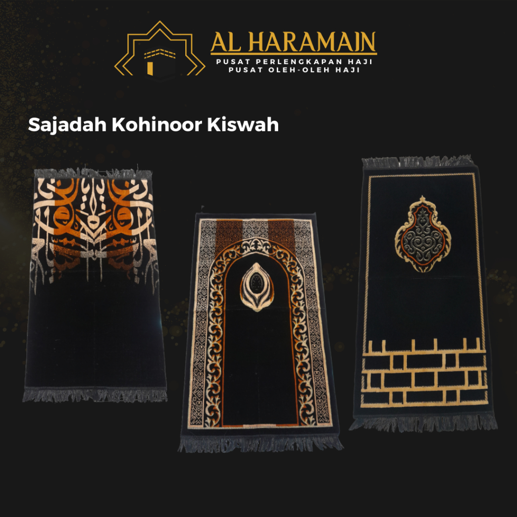 Sajadah Kohinoor Kiswah Motif Nuansa Ka'bah Elegan
