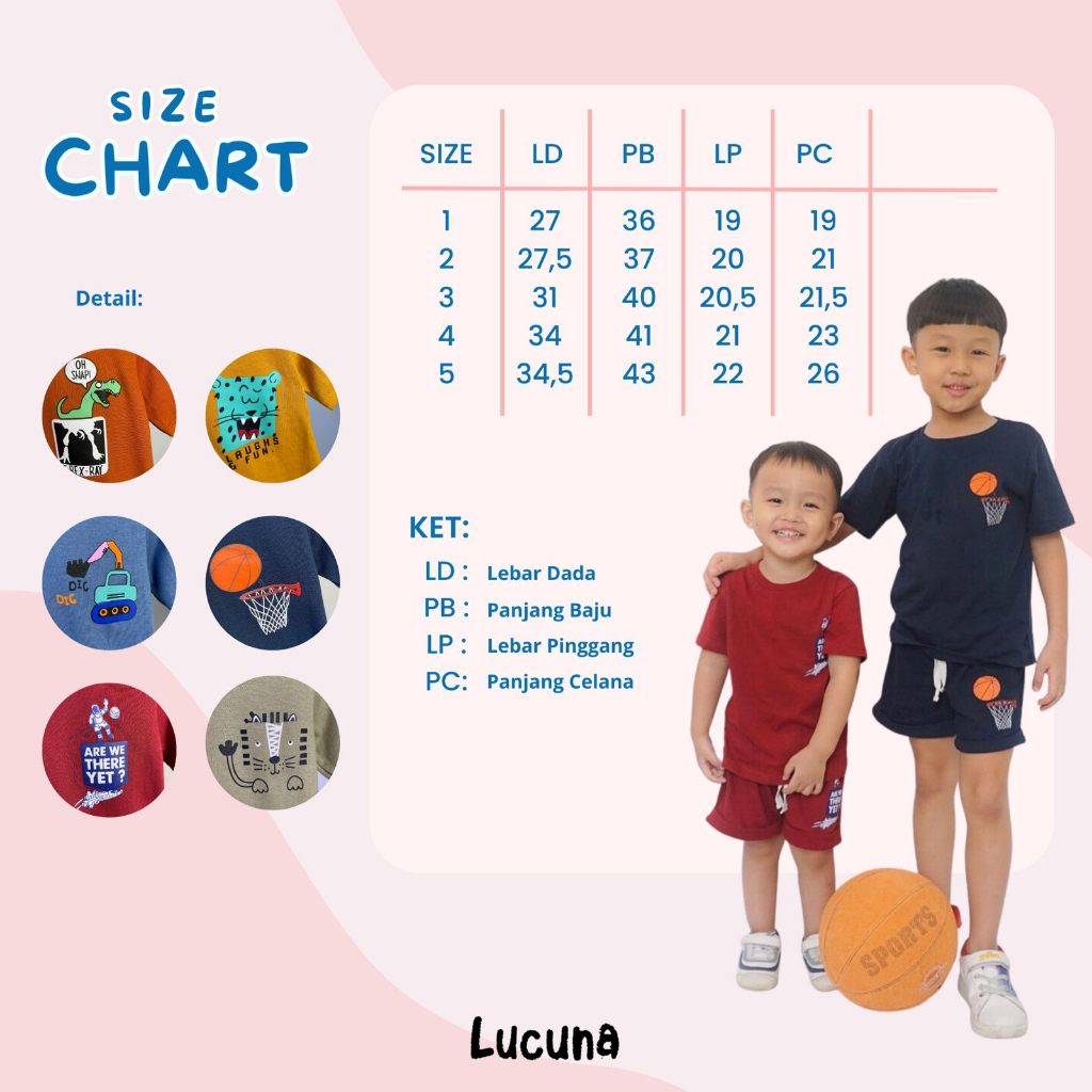 SMILEE LUCUNA KENZO SET SETELAN ANAK LAKI-LAKI FASHION ANAK LAKI-LAKI BAHAN ADEM 1-5 TAHUN