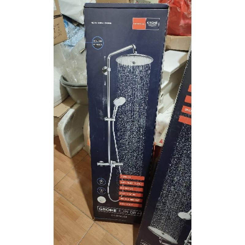 shower tiang grohe 26114001 euphoria system 260 shower with THm bath