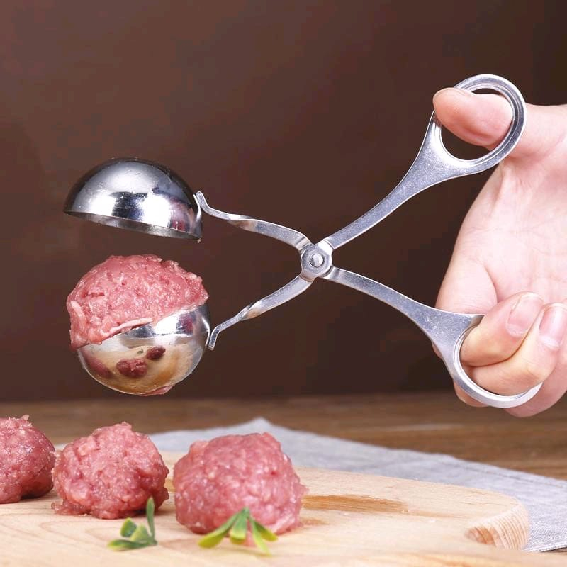 (ctshop1) Cetakan baso alat pembuat baso stainless steel meatball maker scoop