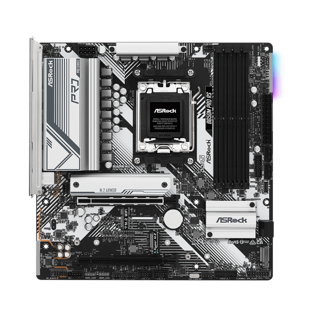 Motherboard ASRock B650M Pro RS - AM5, AMD B650, DDR5, USB3.2 Type-C