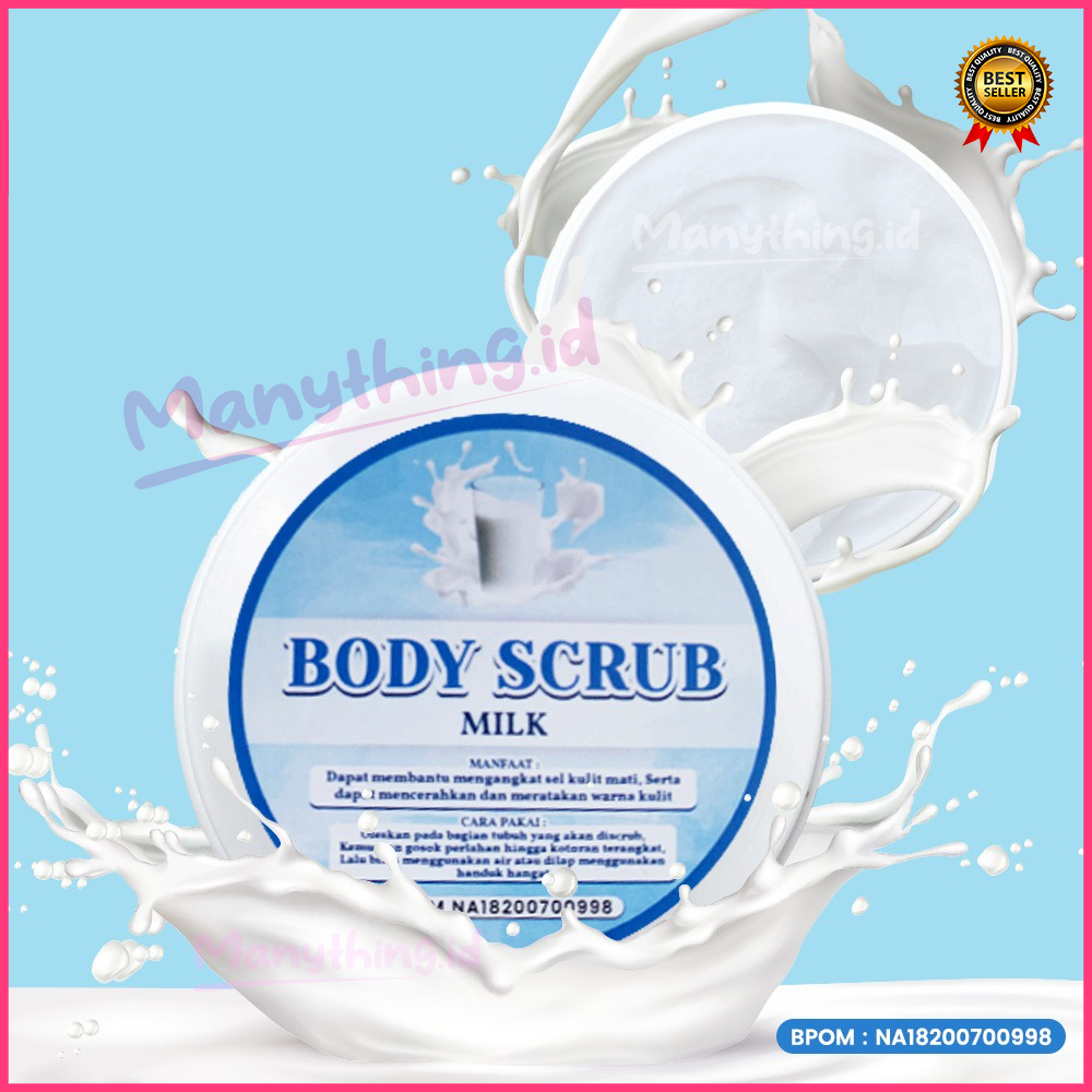 [BPOM] BODY SCRUB BRIGHTENING 100 GRAM / LULUR MANDI / LULUR BADAN / WHITENING BODYSCRUB