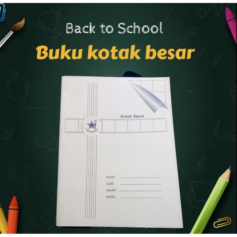 

buku tulis kotak besar 38 lembar