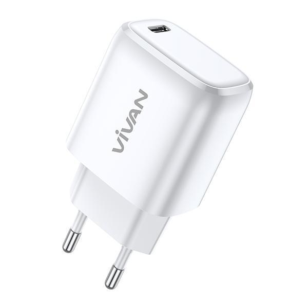 Charger VIVAN Power 20 20W 3A Quick Charging Fast Charging QC 4.0 + Type C Port Smart Protection - Garansi Resmi 1 Tahun