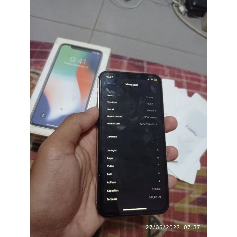 IPHONE X 256 GB