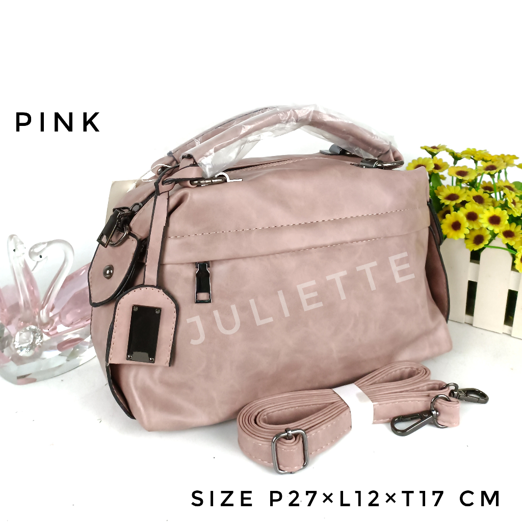 Tas Wanita Import Batam Handbag Selempang Pink s2
