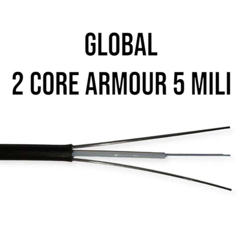 KABEL 2 CORE ARMOUR 5 MM